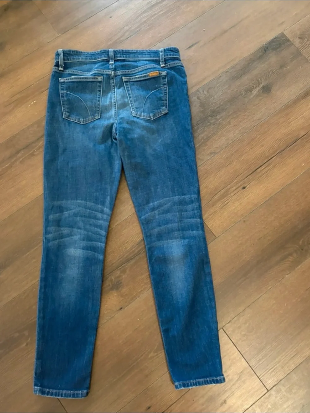 Joe's Jeans Dark Blue Denim Waistband Detail